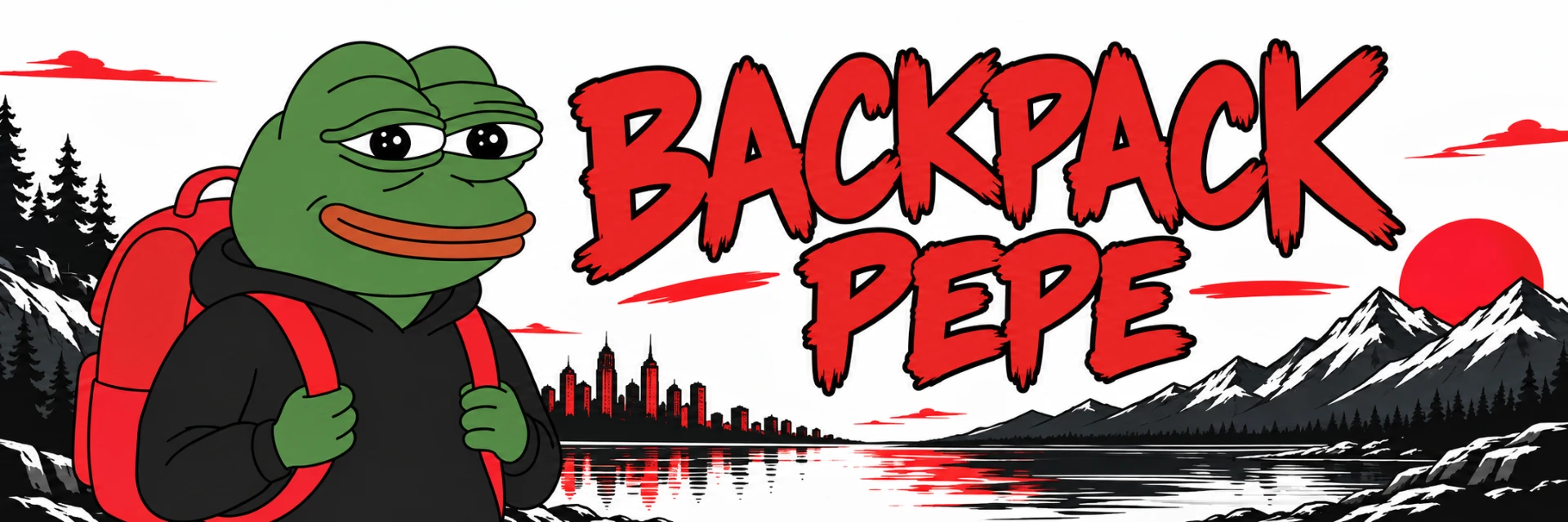 Backpack Pepe landscape